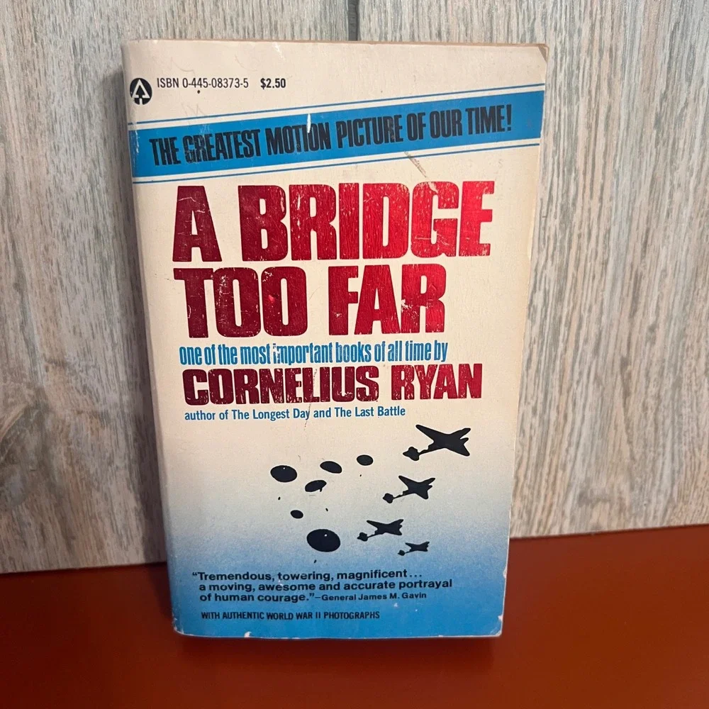 A Bridge Too Far Cornelius Ryan 1977 Movie Tie-In Paperback WWII History Book
